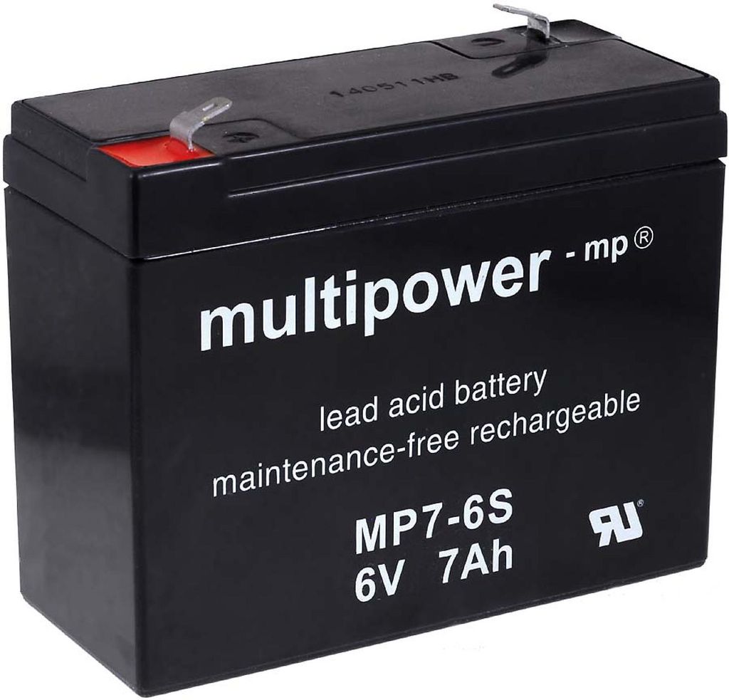 Powery Bleiakku (multipower) MP7-6S Produktbild 