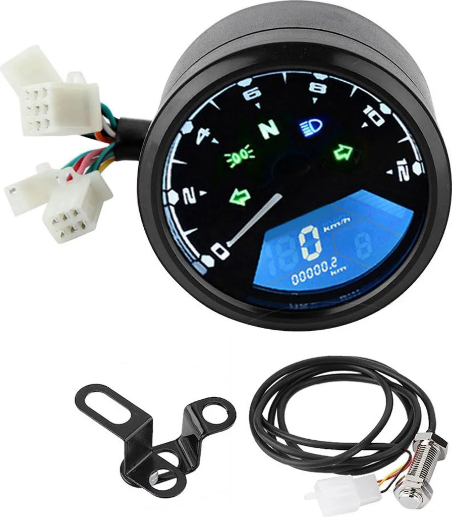 Compteur Moto Universel Digital : Solution pour Remplacer un Tachymètre HS