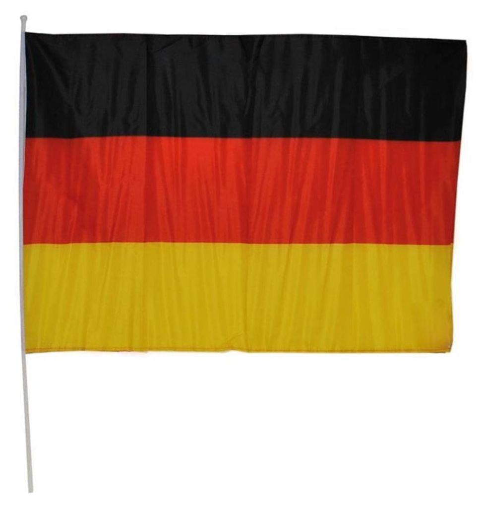 Flagge mit Stab Deutschland | 60x90 cm Produktbild 