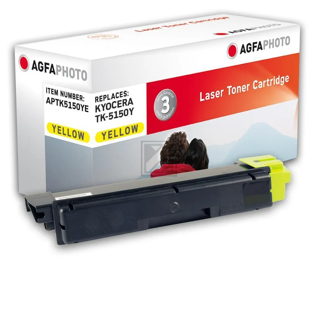 Toner Jaune Kyocera TK-5150Y AgfaPhoto : Finies les Impressions Floues