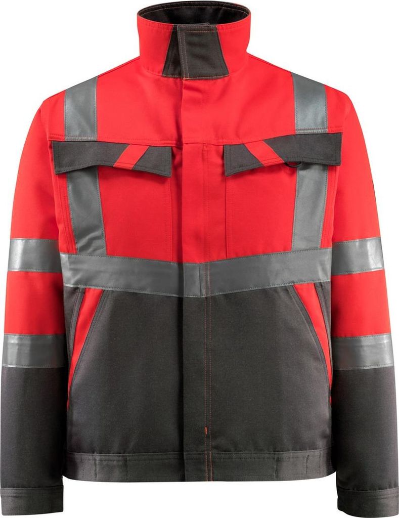 MASCOT Forster Arbeitsjacke Größe XL, hi-vis rot/dunkelanthrazit | Packung (1 Stück)