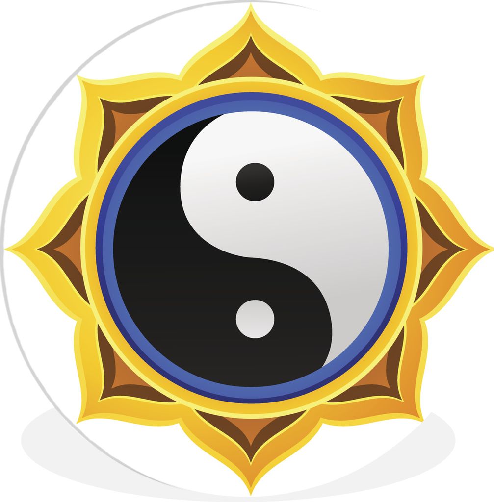 MuchoWow - Wand-Kreis - Wohnzimmer - Bild - Runde - Wanddeko - Dibond - Kunstdrucke