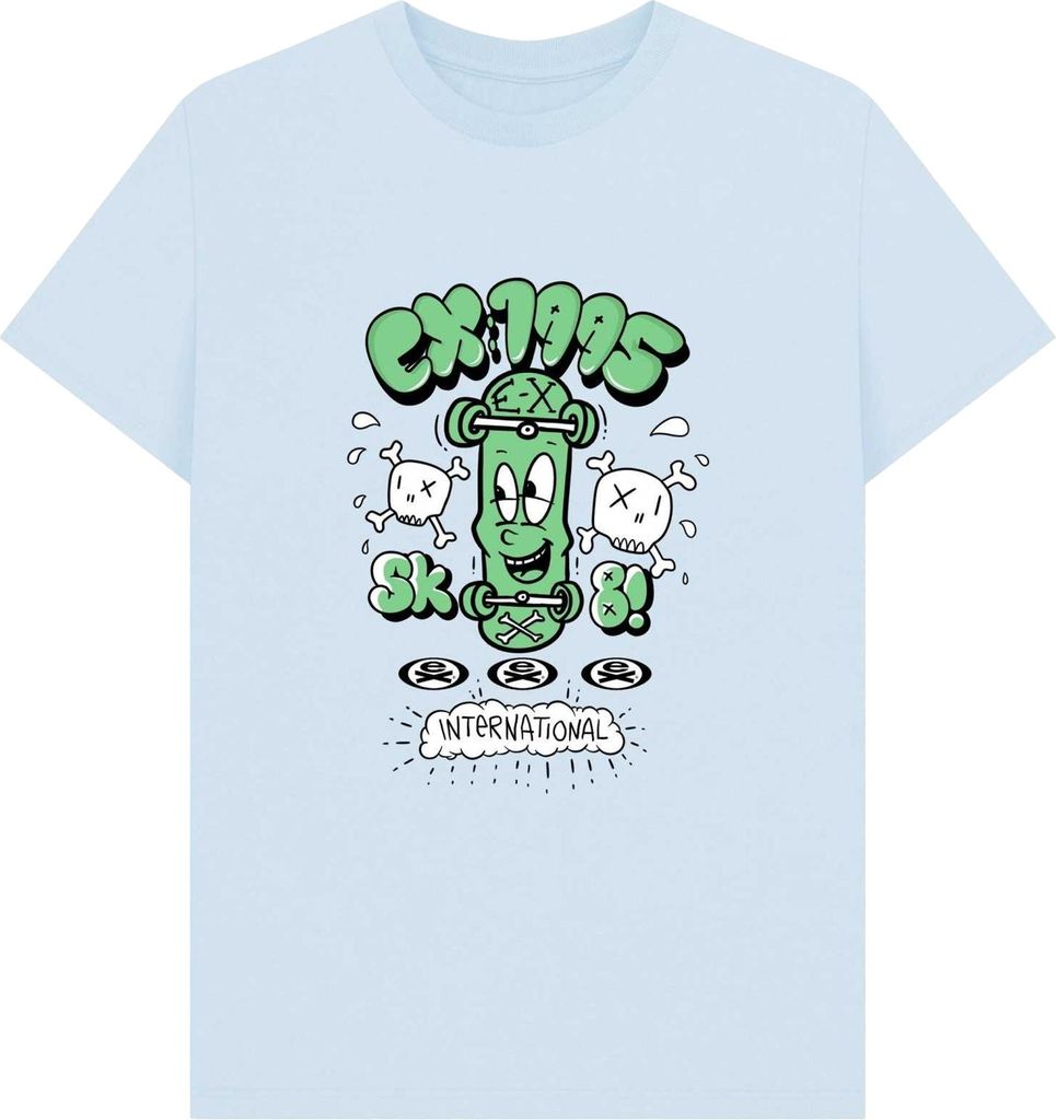 Extreme - T-Shirt für Herren/Damen Uni, Baumwolle PN1769 (S) (Himmelblau)