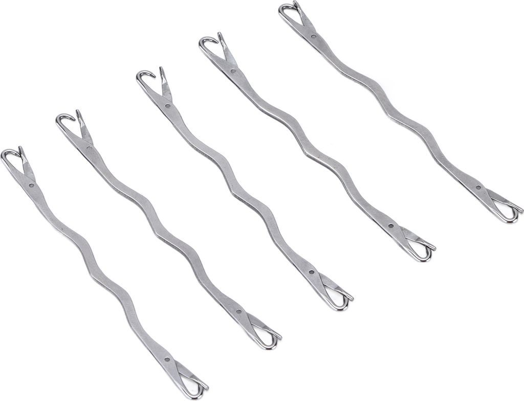 5pcs Reparaturnadeln Doppelted Edelstahl Haushaltsnähung Strickwerkzeuge Zubehör