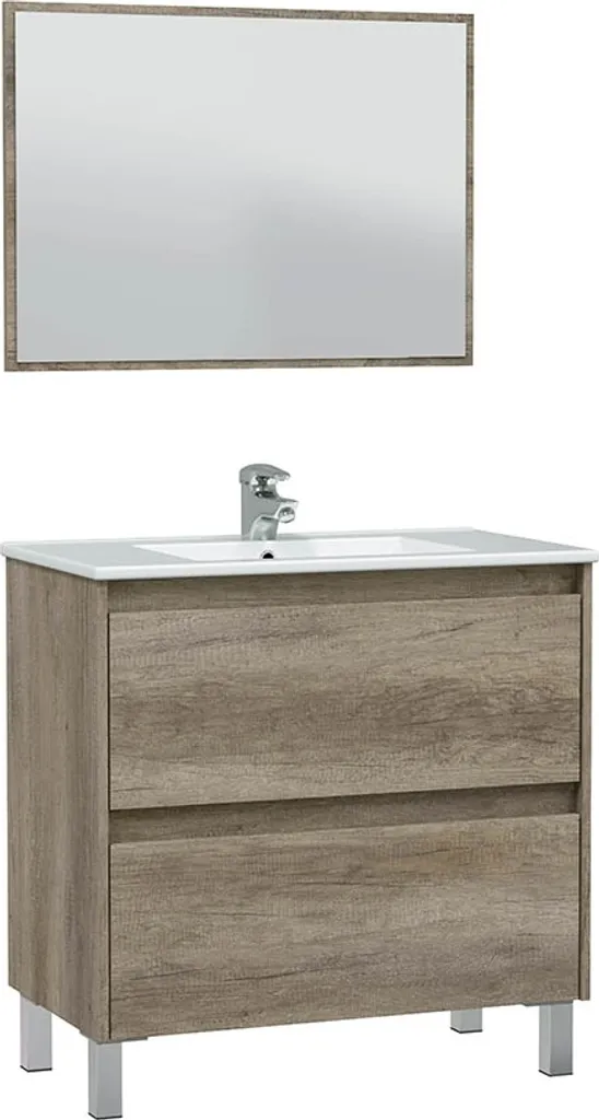 Meuble sous vasque DAKOTA Nordik - 80x80x45 cm pour salle de bain