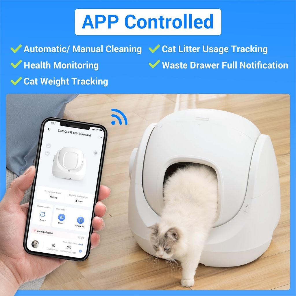 CATLINK automatisches Katzenklo Scooper SE BayMax Produktbild 13