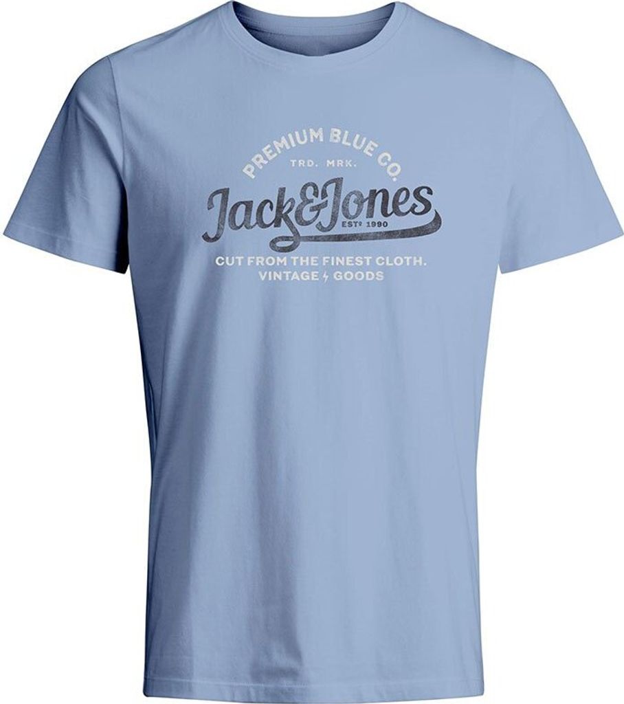 Jack & Jones 12261636 Blulouie Kurzarm-t-shirt Blau 2XL Mann Blau 2XL