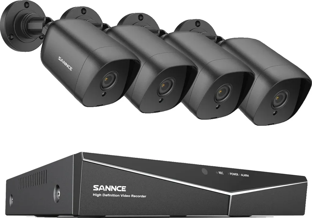 Kit Vidéosurveillance Maison Intelligente 5MP - Pack 8CH DVR et Caméras