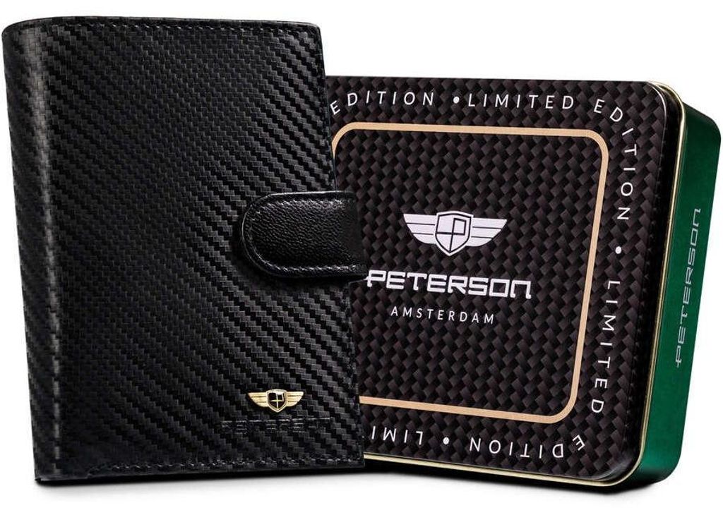 Peterson Pánska peňaženka Nuh čierna Universal Obrázok produktu 