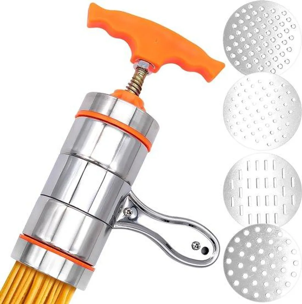 Appareil à pâtes fraîches manuel portable 4 formes pour maison et pro