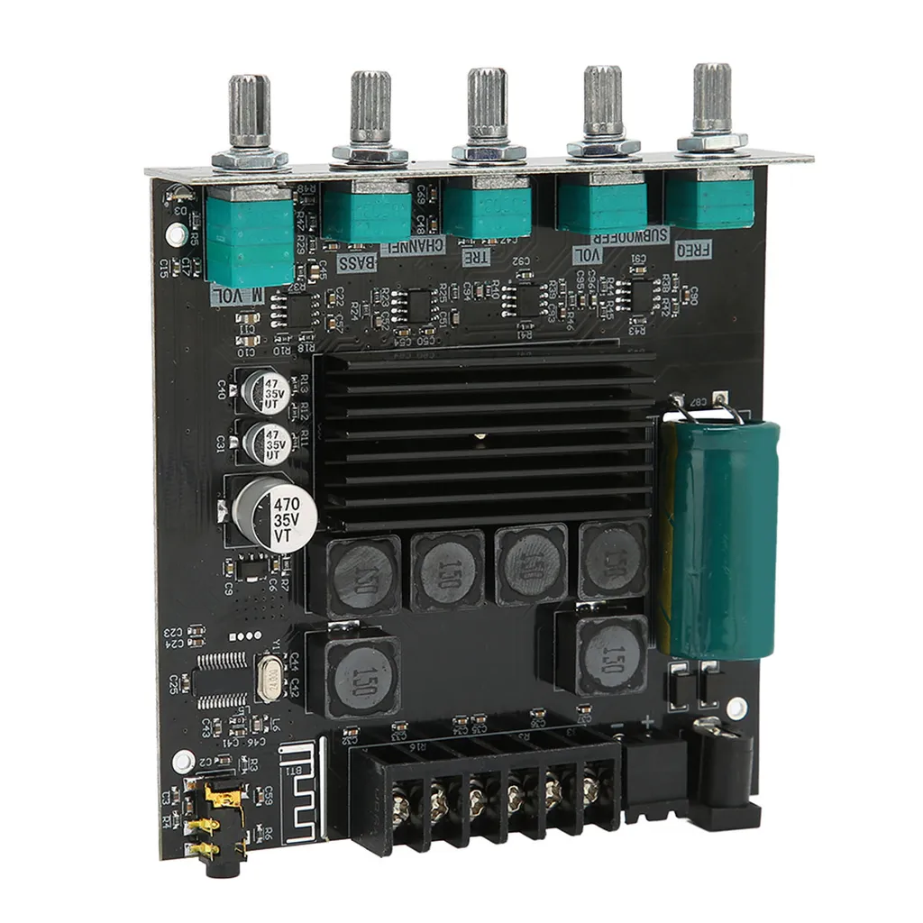 Scheda amplificatore di potenza BT, scheda amplificatore digitale BT, modulo amplificatore di potenza wireless, scheda amplificatore subwoofer, modulo amplificatore di potenza digitale, scheda amplificatore di potenza - 7
