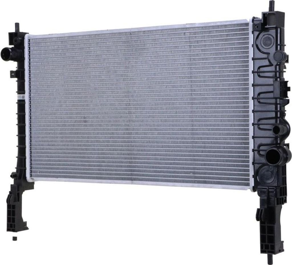 Kühler Motorkühlung Kühlrippen gelötet 672 x 448 mm HELLA für u.a. FORD TRANSIT