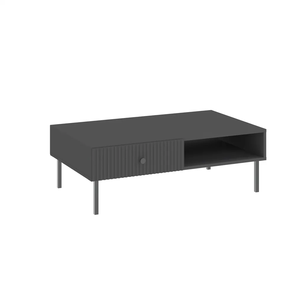 Tavolino HASKEL Grigio Antracite | Arredo Salotto Versatile e Slim