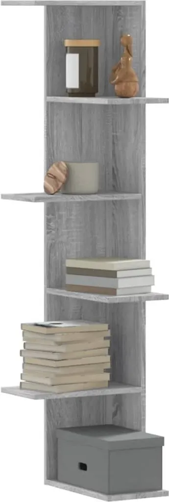 Maison Exclusive Scaffale Angolare Grigio Sonoma | Arredo Casa