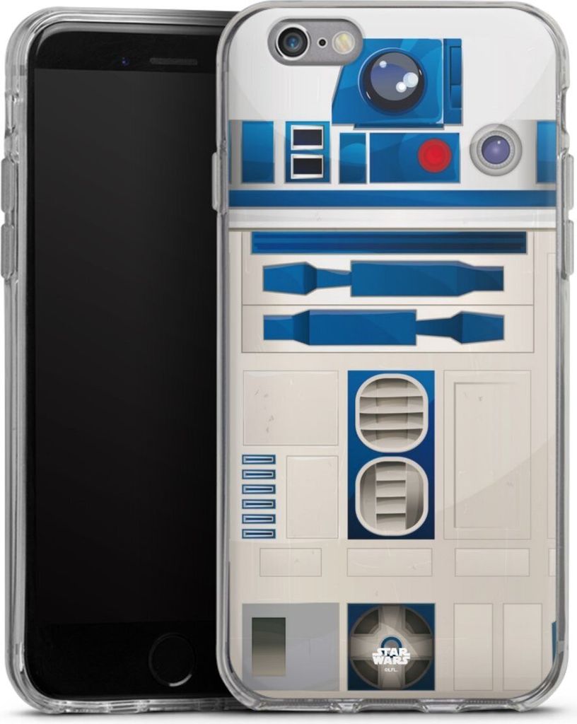DeinDesign Handyhülle für Apple iPhone 6s Silikon Hülle Case Smartphone Schutzhülle Fanartikel Star Wars R2D2