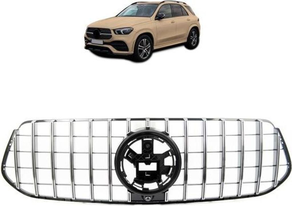 Kühlergrill nur passend für Mercedes GLE V167 / C167 mit AMG Line Sport-Panamericana GT