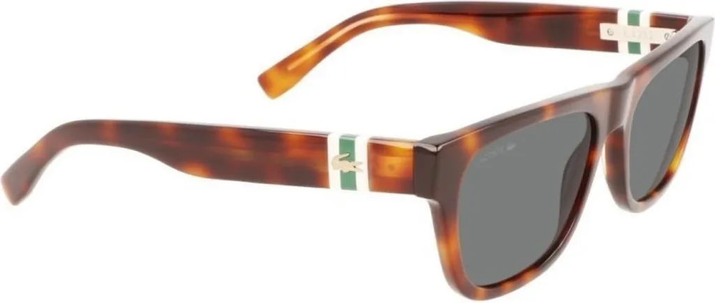 Lunettes Lacoste Marchon légères avec branches flexibles bleues mat