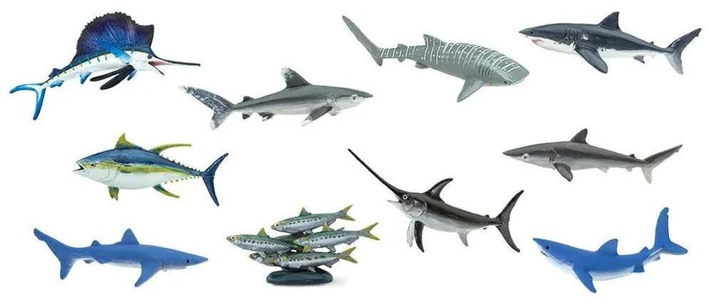 Safari Ltd Pelagic Fish TOOB, Pelagic Fish, Mehrfarbig