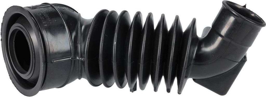 easyPART passend für 488000386630 INDESIT Saugschlauch Faltenbalg Faltenschlauch mit 2 Öffnungen 7 Falten Ökoverschluss Waschmaschine Waschtrock...