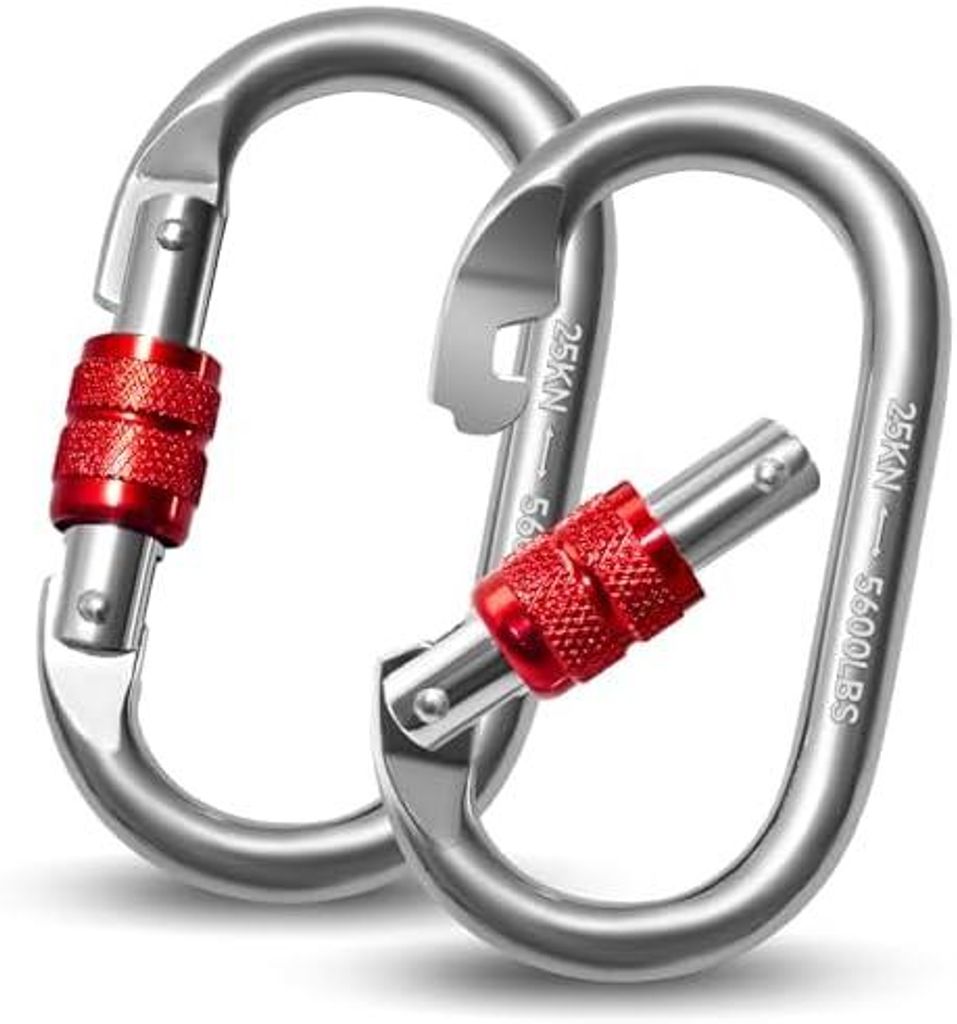 Karabiner Schwerlast, Karabinerhaken 25KN, O-förmige Produktbild 
