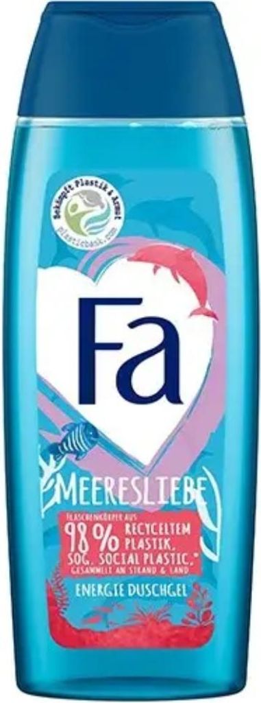 Fa - Duschgel - Sea Love Energy - Erfrischend & Belebend - Pflegend - 250 ml - 1 Stück