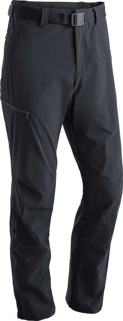 XXL Maier Sports leichte Krempelbein Hose schwarz