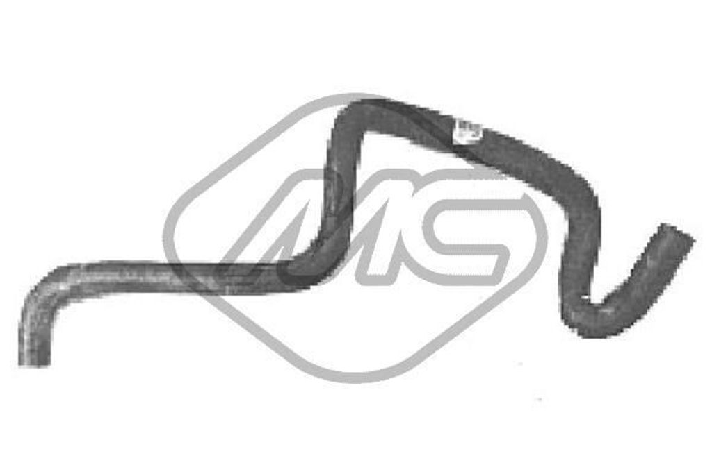 Metalcaucho Kühlerschlauch Wasserschlauch für RENAULT SUPER 5 (B/C40) 07673
