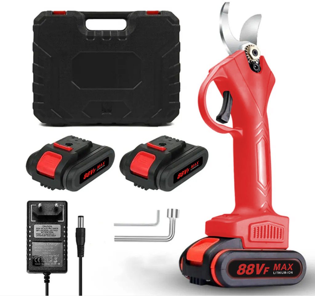 Akku-Gartenschere, 21-Volt-Akku-Elektro-Gartenschere, Produktbild 