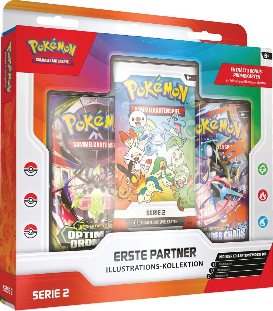 Pokémon Erste-Partner Illustrations-Kollektion Serie 2 Produktbild 