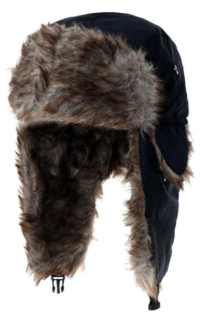 Herren Ushanka Russische Mütze mit Ohrenklappen Winddichte Produktbild 