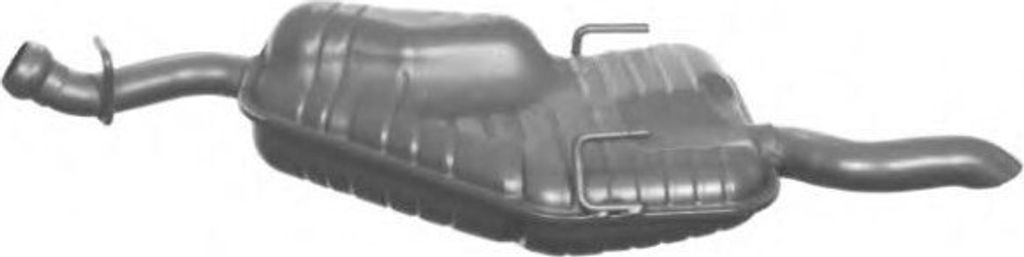 VEGAZ SBS-42 Endschalldämpfer für SAAB 9-3 (YS3D) Auspuff