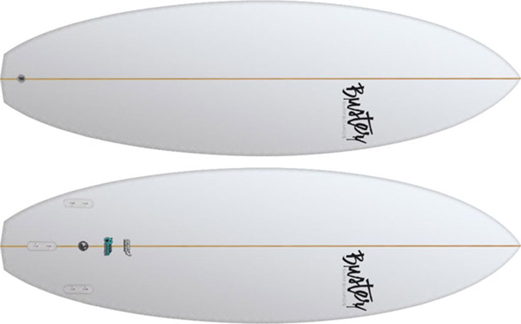 Buster Surfboard 4'11 K-Type Super Rails, Größe:4'11'', Farben:no color