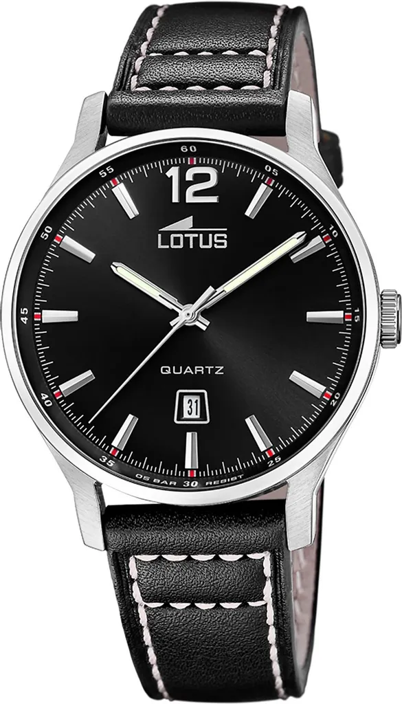 Montre Lotus 18954/3 Homme Bracelet Acier Noir Chronographe Précis
