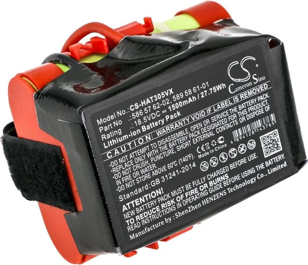 Batterie haute capacité 2100mAh pour Gardena McCulloch Rob R600 18V