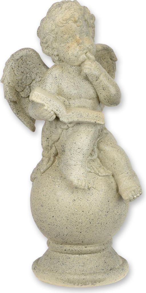 Eine MGO-Skulptur eines lesenden Putto Replikat Retro Design Dekoration