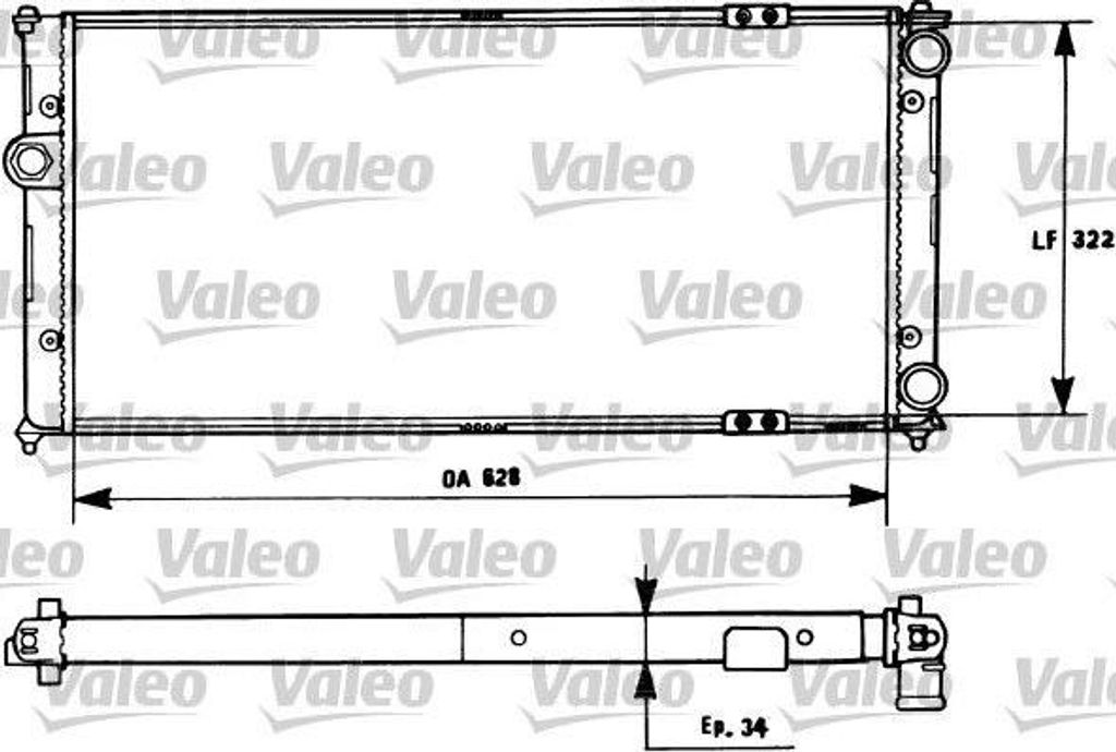 VALEO Kühler, Motorkühlung 731266