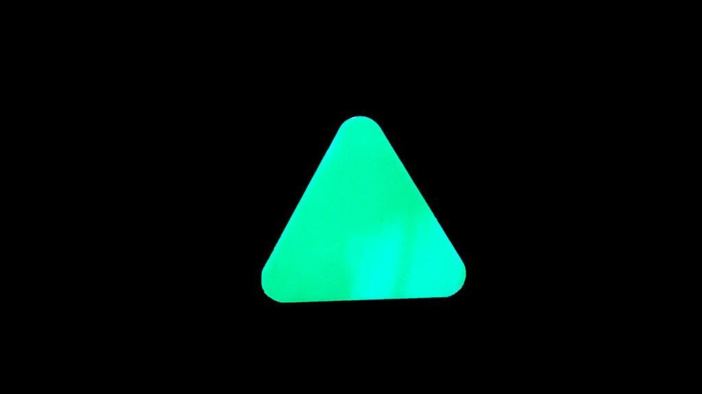 Dreiecke für Wartelinien (10 Stück) - Glow in the dark Glow - in - the - dark 10 x 9,1 cm - Bodenmarkierung mit glatter Oberfläche - Glow - in -...