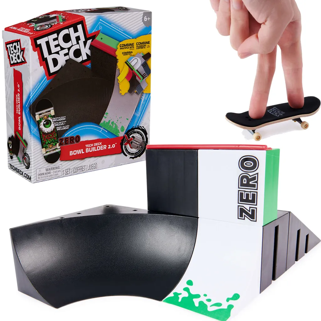 Apprendre le Fingerboard avec le Set Tech Deck Rampa Bowl Builder 2.0
