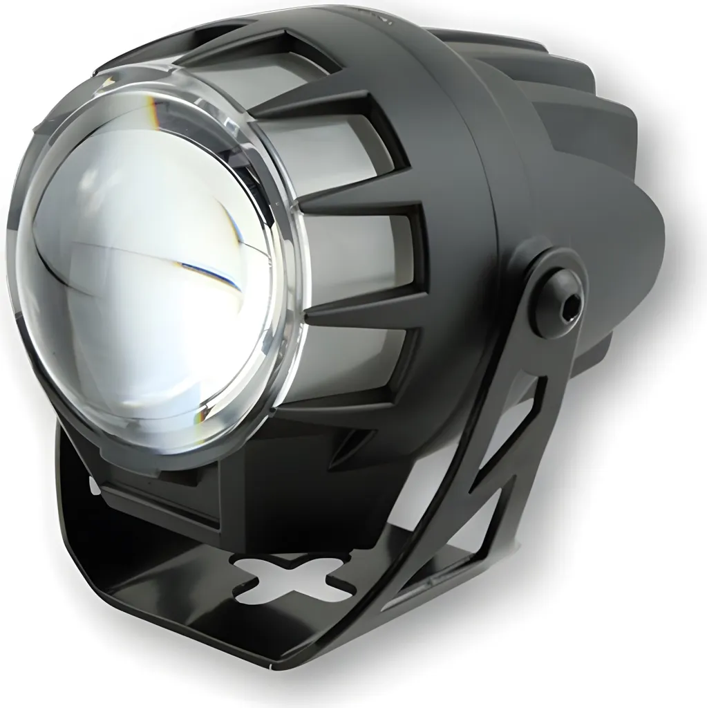 Phare Moto Dual-Stream LED HIGHSIDER Pro 45 mm Noir pour Customisation