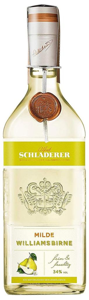 Schladerer Milde Williamsbirne 34% Vol. 0,7 l Produktbild 
