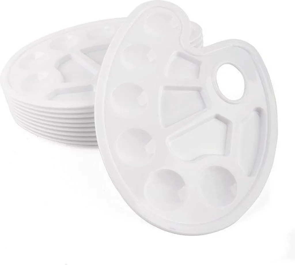 Plateau doseur de mélange plastique, pack de 10 pièces, 23 x 14 cm, Gris