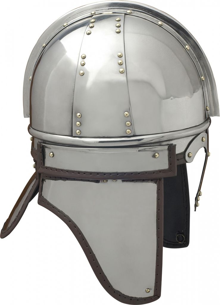 Spätrömischer Kavallerie Helm (Burgh Castle), Stahl