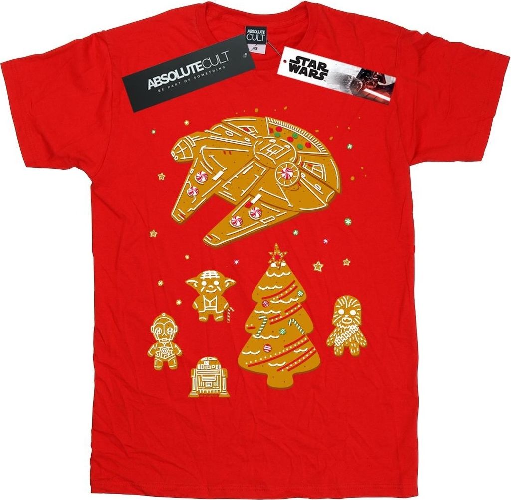 Star Wars - "Gingerbread Rebels" T-Shirt für Herren BI46674 (XXL) (Rot)