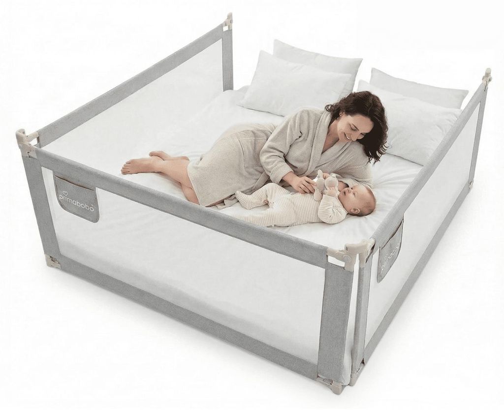 Primabobo CLASSIC zestaw 3 barierek do łóżka 2×200 + 1×180 Zdjęcie produktu 