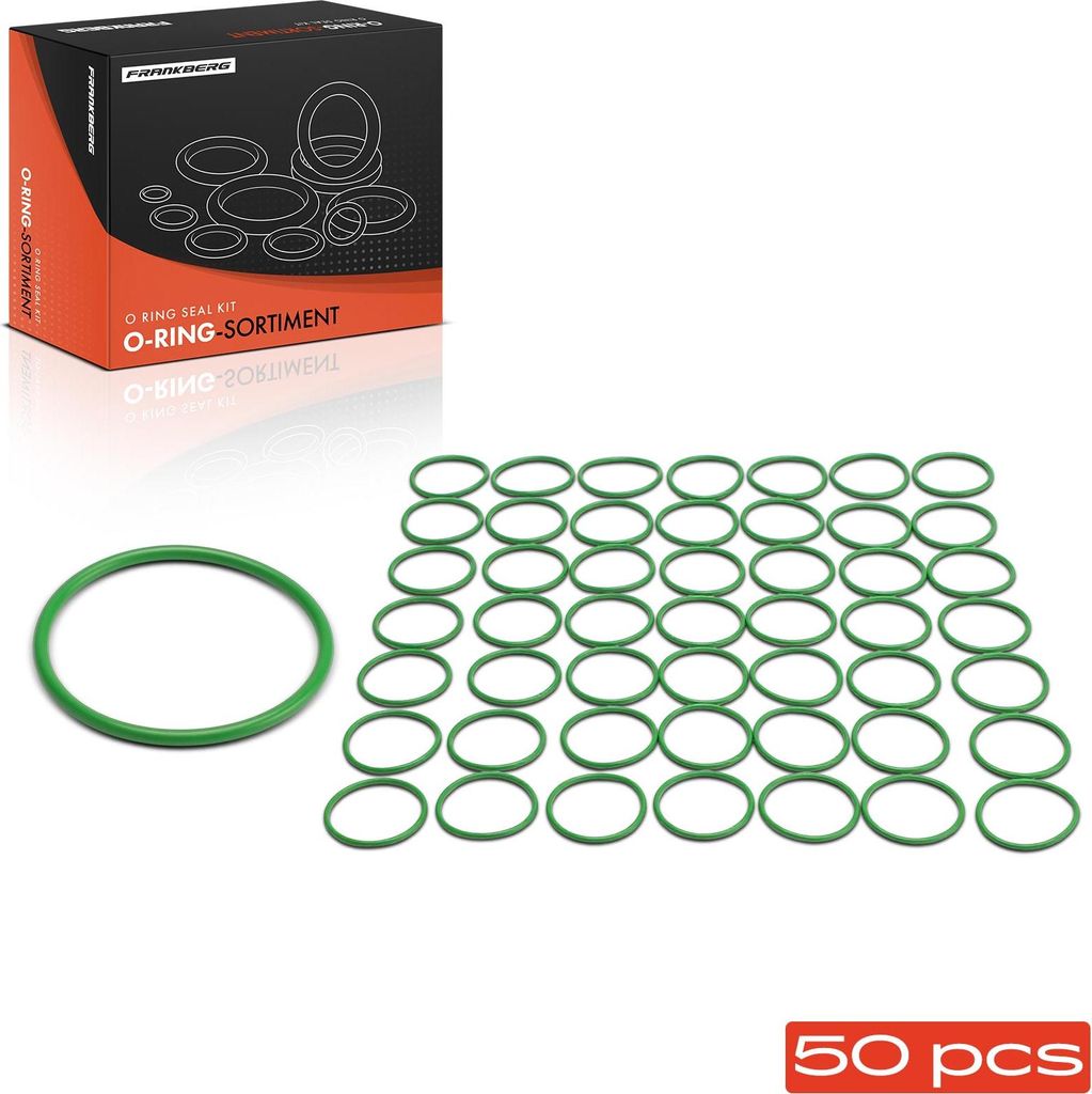 Frankberg 50x Dichtung Dichtungsringe für Reparatur Klimakompressor Kühlsystem