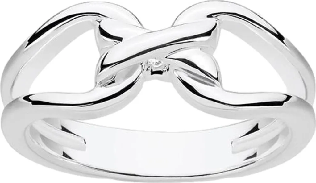 Bague Anneau Mixte en Argent Massif Thomas Sabo Bijou Intemporel T52