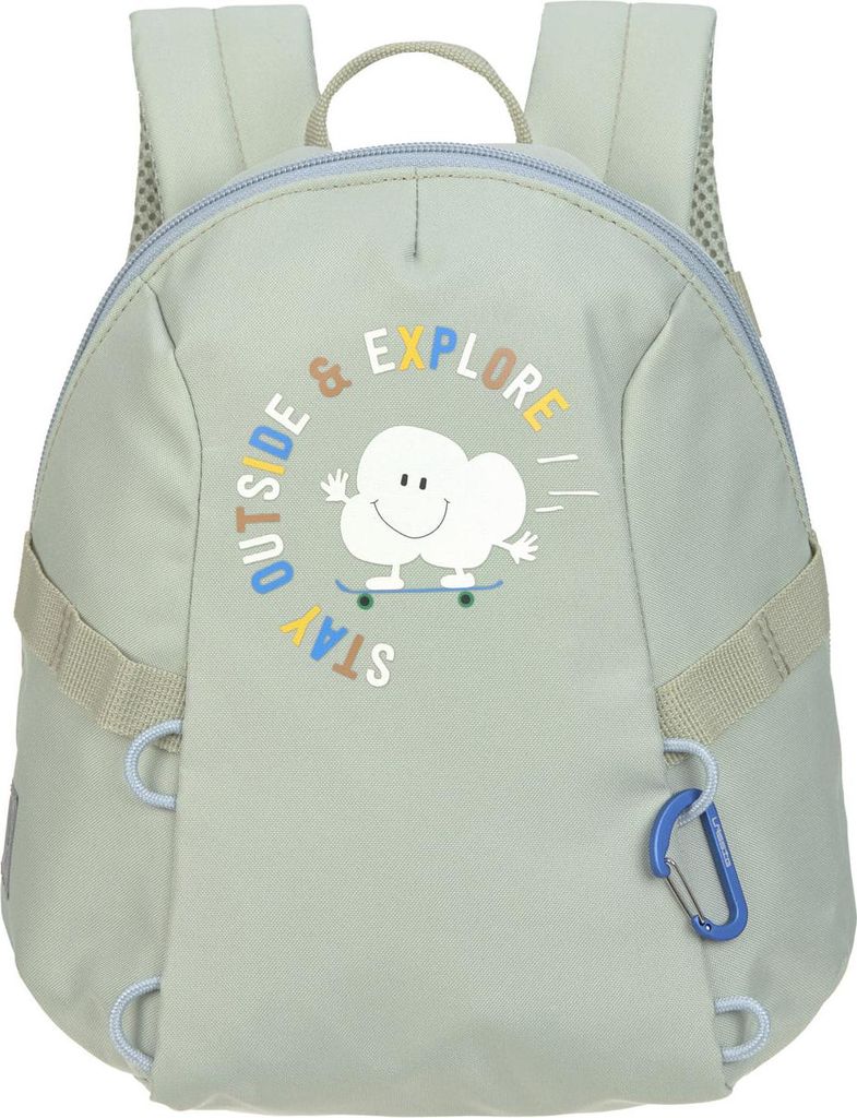 Lässig Kindergartenrucksack Tiny Outdoor - Wolken - Khaki