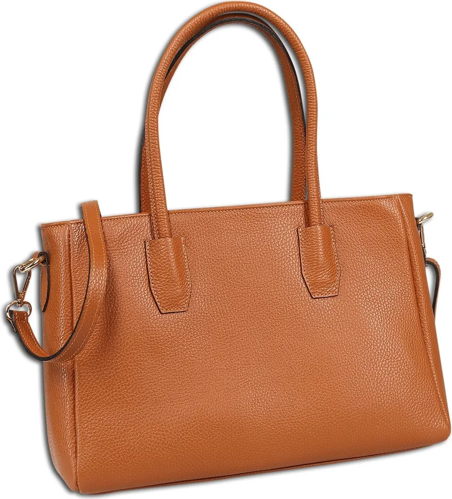 Grand sac porté main marron Toscanto OTT177HN2 aux finitions premium