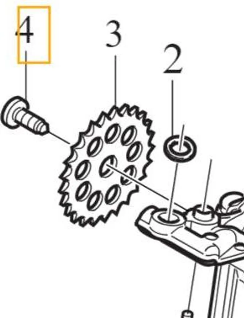Vis de roue de pompe à huile pour Volvo XC60 XC90 S90 V90 2.0D OE