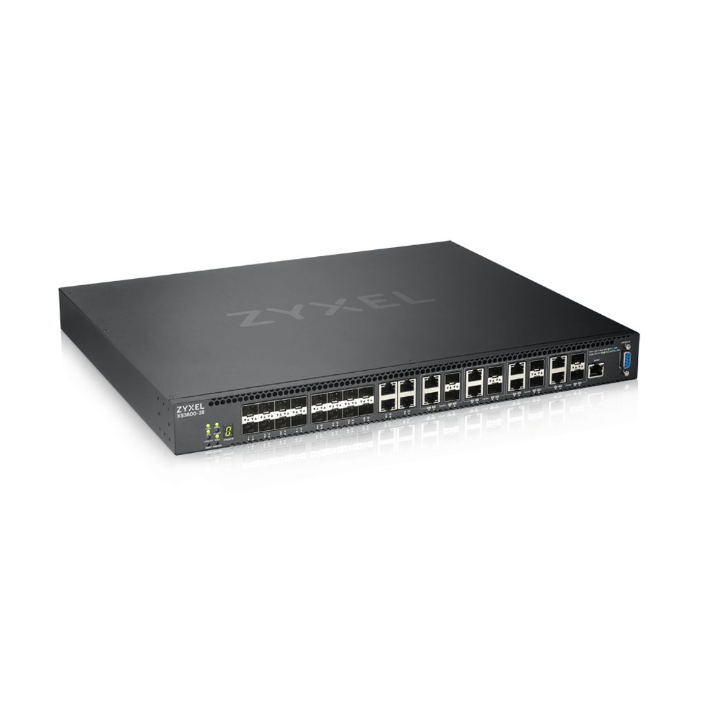 ZyXEL XS3800-28 - Switch - L2+ - řízený - 4 x 10GBase-T + Obrázek produktu 